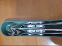 美厨（maxcook）316L不锈钢筷子勺子叉子餐具套装 便携式筷勺四件套 蓝MCGC1054 实拍图
