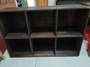 众淘全实木书架纯实木书柜落地矮书柜格子柜储物柜客厅家用八格柜组合 【感恩回馈】2层6格90*30*60cm 实拍图