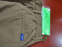 马克华菲【新疆棉】休闲裤男25秋季简约纯色弹力长裤子男 浅卡其 M(50) 实拍图