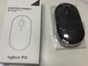 罗技（Logitech）时尚系列 PEBBLE鼠标 无线蓝牙鼠标 办公静音鼠标 女性鼠标对称鼠标 鹅卵石造型 石墨黑 实拍图