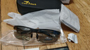 库克鲨鱼（cookshark）变色偏光太阳眼镜高级感墨镜男开车驾驶司机夜视眼睛钓鱼日夜两用 黑色【白天专用】 实拍图