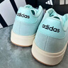 adidas T头鞋 VL COURT复古板鞋德训鞋男女阿迪达斯轻运动   蓝色/亮白/树脂黄(推荐女生选小半码)   39 实拍图