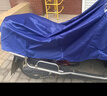 雨航（YUHANG）骑行成人电动电瓶摩托车单人雨衣男女式单人雨披大帽檐3XL蓝色 实拍图