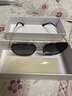 CinvaiKrose太阳镜女士夏季2026新款大框墨镜女生高级感防晒户外开车旅行眼镜 亮黑色可代写贺卡【眼镜盒套装】 实拍图