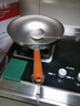 塔驰密司（touchmiss） 钛锅纯钛炒锅无涂层不粘锅炒菜锅家用圆底不沾燃气煤气灶适用 3.0厚底薄壁工艺全钛柄钛锅 0寸 34CM（适合2-6人 重1.45kg ） 实拍图