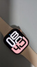 Apple/苹果 Watch Series 10 智能手表GPS款42毫米玫瑰金色铝金属表壳淡桃粉色运动型表带M/L MX1V3CH/B 实拍图