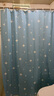 韩娜（Hanna）浴帘干湿分离套装隔断帘卫生间洗澡帘免打孔浴室门帘保暖防水防霉 蓝星星（超强防水-防霉不透） 单帘180宽*180高+挂环（不含杆） 实拍图