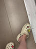 沙洛驰云朵crocs洞洞鞋经典女士厚底休闲凉鞋卡骆户外沙滩鞋增高女夏季 云朵骨白色 36 (220mm) M4 实拍图