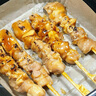 上鲜 炭烤鸡腿肉串 400g 熟冻 烧鸟串烧烤串蘸酱炭烤串加热即食 实拍图