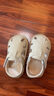 G.duck小黄鸭宝宝凉鞋夏儿童鞋子叫叫鞋学步鞋软底防滑0-2岁男女婴儿鞋 米色-叫叫鞋 17码 内长12.5厘米 实拍图