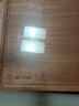 双枪乌金檀菜板 百年龄整木砧板家用抗菌防霉实木切菜案板40*27*2.5cm 实拍图