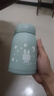 【京东物流送货上门】萌萌兔卡通水杯女牛奶玻璃杯创意便携杯子 蓝色萌萌兔 330ml 1只 实拍图