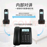 飞利浦（PHILIPS）数字无绳电话机 无线座机 子母机 办公家用 信号覆盖广 屏幕白色背光 DCTG167一拖二黑色 实拍图