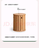 源氏木语实木堆叠凳餐厅家用可叠放凳子橡木叠叠乐圆凳组合餐凳 橡木胡桃色0.37m堆叠凳*4无底座 实拍图