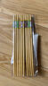京迭高档竹筷子天然家用新款防霉一人一筷分食筷五色分餐筷餐具套装 五色楠竹5双装 实拍图