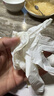 乌斯京（WOLSGIN）一次性手套丁腈手套100只中码橡胶食品级加厚耐用厨房防护丁晴白 实拍图