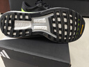 adidas ADIZERO BOSTON 9马拉松boost专业竞训跑鞋男阿迪达斯 黑色/绿色/银金属   42 实拍图