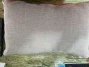 依芝响新中式风亚麻靠垫纯色沙发靠背护腰靠枕红木家俱抱枕套长方形腰枕 浅灰 30*50枕套+芯 实拍图