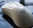 雷蛇（Razer）炼狱蝰蛇标准版有线鼠标 人体工学  电竞游戏 右手通用型 吃鸡/LOL/CS GO游戏鼠标 白色 实拍图
