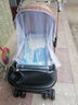 双向婴儿推车可坐可躺折叠轻便手推车高景观0-3岁婴儿车一件 豪华款双向推行带餐盘-卡色(杯架 实拍图