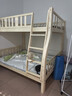 皓娜【现货闪发】床全实木儿童床上下层实木床上下床男孩女孩子母床 单梯款+床垫（无梯柜） 上铺宽1.4米下铺宽1.6米 实拍图