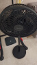美的（Midea）【超级单品】七叶轻音立式电风扇家用柔风落地扇台式桌面小型风扇大风量节能摇头宿舍电扇 SAF30AB 实拍图