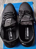 回力（Warrior）官方男鞋夏季透气网鞋男士运动鞋网眼镂空休闲跑步鞋子男黑白43 实拍图