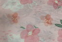 博洋家纺全棉床单印花被单纯棉床罩单件套 花语粉160*230cm 实拍图