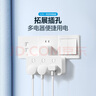 公牛品字形插头一转多插座拓展器插排拓展器转换头一转三转接头插座转换插头 B9系列 一转二/品字形/独立开关GN-98023 实拍图