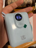 e+e【3C认证可上飞机丨大容量】120W超级快充自带线充电宝小巧移动电源适用苹果华为小米10000毫安 宝石蓝【3C认证+2.0尊享版+提速500%】 【全国当日/次日达】顶配5.0M丨可上飞机高铁 实拍图