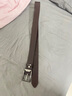 牛当家 真皮皮男牛皮腰带针扣头层牛皮1101 深咖色生日礼物 115-125cm 实拍图