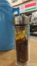 嘉特（GiNT）纯钛双层高硼硅玻璃杯子 男士茶杯茶水分离水杯礼盒父亲节新品 实拍图