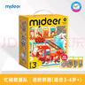 弥鹿（MiDeer）进阶宝宝幼儿纸质大块拼图3阶-忙忙碌碌救援队(收纳袋款)家居装饰 实拍图