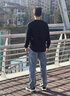 金盾（KIN DON）牛仔裤男士夏季新款宽松直筒弹力男款潮牌商务休闲百搭长裤子男 981浅蓝色【夏季薄款】 34 （建议腰围2尺7） 实拍图