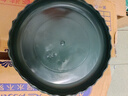 墨斗鱼花盆托盘18cm*5塑料耐磨加仑盆垫树脂底座加厚圆形接水盘底托 实拍图