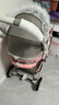 HEGERBABY高端婴儿车0-3岁用折叠可坐可躺带减震新生儿宝宝高景观婴儿车 藕粉【新升级顶配款】 实拍图