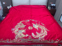 博洋家纺结婚四件套纯棉新婚红色60支长绒棉刺绣龙凤婚庆套件1.5米 实拍图