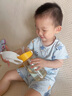 CHAZRAIN 儿童水杯PPSU带吸管宝宝喝水直饮杯幼儿园小学生运动便携户外 沐颜黄吸管款 450ml 实拍图