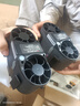 志高挂腰风扇工地工作超大风力长续航大容量制冷随身空调户外高温焊工电焊挂脖带腰间便携式USB小风扇 黑色【三万毫安】暴风款 无刷电机 199档无极变速 实拍图