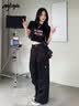 MJ STYLE纯棉短款短袖T恤女2026年夏季新款辣妹修身显瘦韩版潮流百搭上衣 实拍图