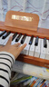 贝琪（Betsy）BJD-01儿童小钢琴0-3岁早教玩具乐器37键宝宝电子琴儿童节礼物 木纹棕-37键-双蓝牙 实拍图