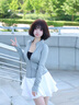相伊恋人无帽立领修身防晒衣女26年夏季新款短外套防紫外线休闲瑜伽防晒服 高级灰【双C修身-原纱防晒】 S 【推荐70-100斤】 实拍图
