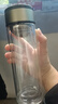 【⭐京东物流配送】高硼硅双层玻璃杯大容量泡茶杯水杯子茶水分离 【双层加厚】茶杯 350ml 1只 实拍图