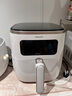 飞利浦（PHILIPS）海星空气炸锅 家用5.6L实用大容量 可视免翻面 智能触屏 多功能全自动 清凉暑假 HD9257/20  实拍图