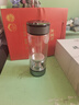 水宜生茶杯茶水分离杯玻璃杯双层泡茶杯高档男士水杯子商务杯车载杯防烫 绅士灰【普通版】370ml 实拍图