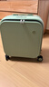 米熙前开盖铝框箱拉杆箱女行李箱男万向轮密码登机箱18英寸牛油果绿70 实拍图