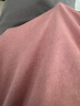 红豆居家（Hodohome）情侣全棉睡衣简约休闲风短袖家居服套装可外穿 女款粉色 L 170/92A 实拍图