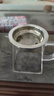 金镶玉公道杯高硼硅玻璃杯带不锈钢茶漏 茶海虑茶器 四方雅致350ml 实拍图