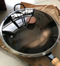 冀铁锤章丘炒锅铁锅炒菜锅不易粘锅手工锻打无涂层老式熟铁锅燃气灶36cm 实拍图
