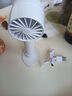 涡轮风扇手持高速小风炮USB充电外出便携小风扇百档大风力暴风礼物夏季 M9三档大扇叶风扇-随机颜色1个装 实拍图